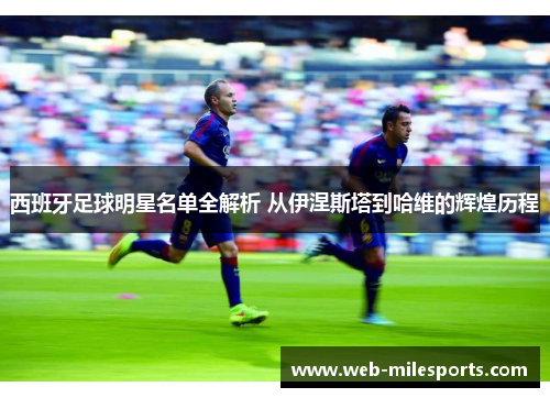 西班牙足球明星名单全解析 从伊涅斯塔到哈维的辉煌历程