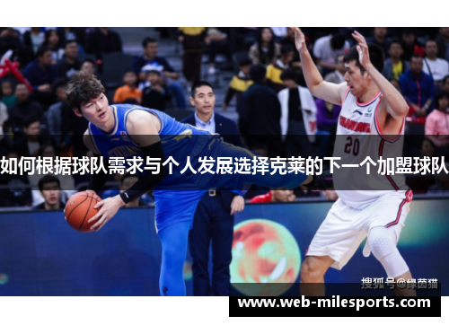 如何根据球队需求与个人发展选择克莱的下一个加盟球队